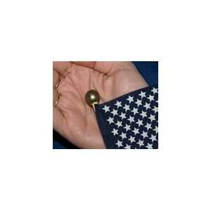  No Fray Economy Cotton U.S. Mounted Flag, 6 x 9 with 