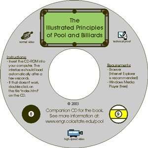 The Illustrated Principles of Pool and Billiards   CD ROM 