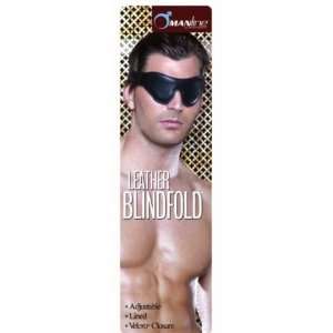  LEATHER BLINDFOLD