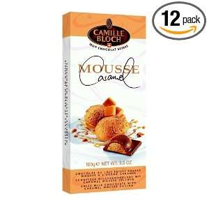 Camille Bloch Milk Filled With Caramel Mousse 3.5 Ounce Bars (Pack of 