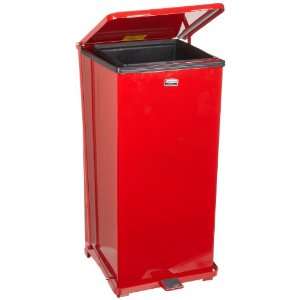 Rubbermaid Commercial Steel 24 Gallon The Defenders Step Waste Can 