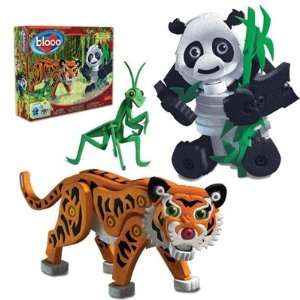  Bloco 3D Tiger and Panda Set Toys & Games