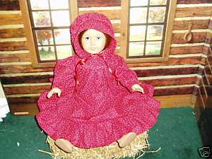 3pc Pioneer Prairie 18 Doll Clothes fit American Girl  