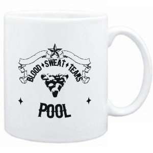  Mug White  BLOOD / SWEAT / TEARS  Pool  Sports 