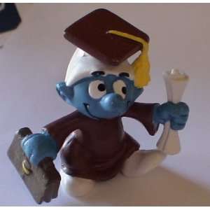  The Smurfs Graduate Smurf Pvc Figure 