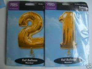 34 foil balloons 21 £ 11 99