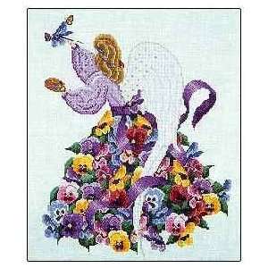  Pansy, Cross Stitch from Black Swan Arts, Crafts & Sewing