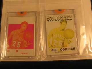 1971 1972 Topps Basketball Proof Cards Gail Goodrich  