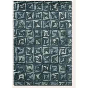  56 x 8 Area Rug Contemporary Style in Blue Color