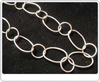SGG Thai Karen Silver Nice Link Chain Necklace 26 inch  