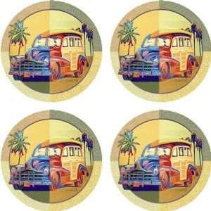  Set of Four Waiting for the Weekend Occasion Coasters 