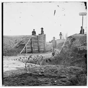 Civil War Reprint Point of Rocks, Virginia vicinity. Redoubt Zabriskie 