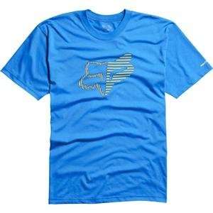  Fox Racing Decohead Tech T Shirt   Medium/Blue Automotive