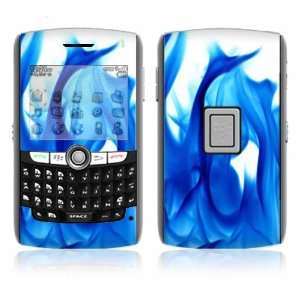 Blue Flame Decorative Skin Cover Decal Sticker for BlackBerry World 