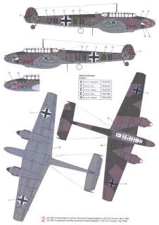 Techmod Decals 1/32 MESSERSCHMITT Bf 110C w/Mask  