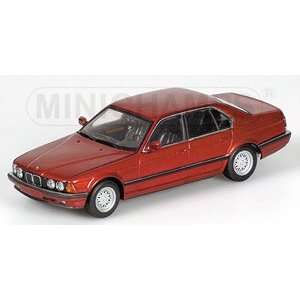 1986 BMW 7 Series (E32) Red Metallic 1/43 Toys & Games