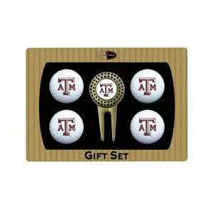  Texas A&M Aggies 4Ball, Divot Tool and Marker Set Sports 