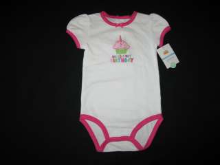 NEW Babys 1st Birthday Onesie GIRL Party Clothes 18m Summer Infant 