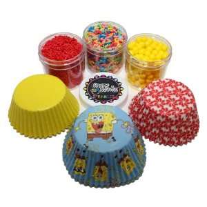 SpongeBob SquarePants Cupcake Kit by Crispie Sweets   Sprinkles and 