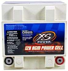   2000 Amp AGM Power Cell Car Audio Battery + Terminal Hardware  