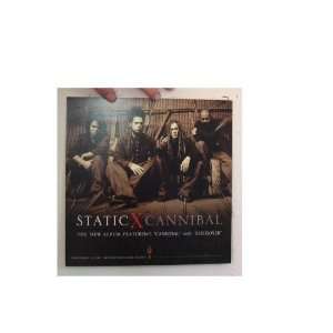  Static X Static X 2 Sided Poster Cannibal Staticx 