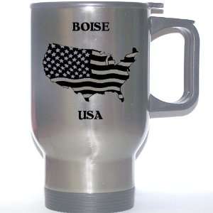  US Flag   Boise, Idaho (ID) Stainless Steel Mug 