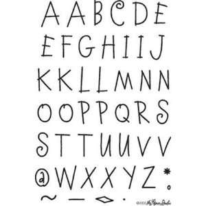 Tenley Alphabet   Upper Case Clear Stamp Arts, Crafts 