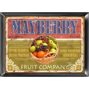  Personalized Fruit Company Sign Patio, Lawn & Garden