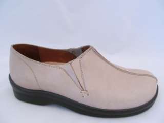 Birkenstock Footprints Beige Leather Loafers sz 6 / 37  