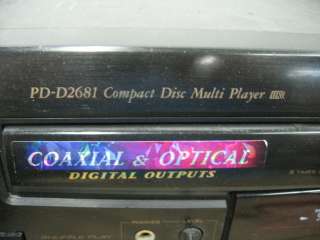 TEAC PD D2681 5 Disk CD Player  