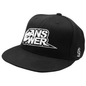   Stacked 210 Fitted Flex Fit Hat Large/X Large Black/White Automotive