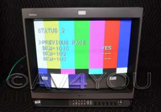 Sony PVM 20M2U 20 SDI Color Monitor w/BKM 101C  