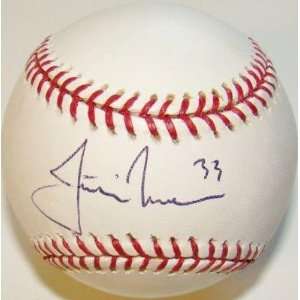  Justin Morneau Signed Ball   Autographed Baseballs Sports 