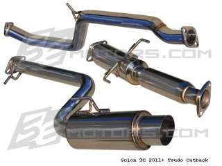 Scion tC 2011 Tsudo S2 Performance Catback Exhaust JDM  