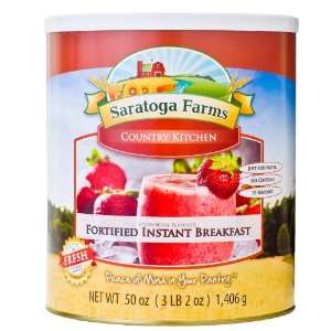 Saratoga Farms Strawberry Flavored Fortified Instant Breakfast