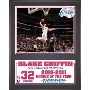  Blake Griffin 2010 2011 NBA Rookie of the Year Sublimated 