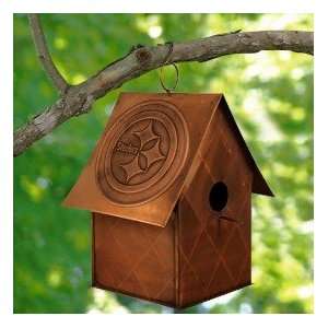 Pittsburgh Steelers Copper Bird House 