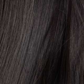 29.9 inch Stylish Long Black Straight Side Bang Hair Wig Fashion 
