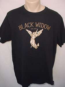 Black Widow T Shirt by Old Navy   black   size L   EUC  