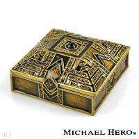Michael Hero Brown and Black Art Deco Box  