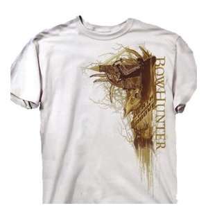  Buck Wear Bowhunter Death Above T Shirt White Large 