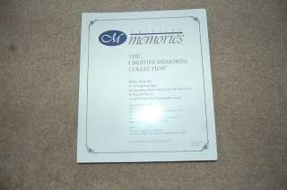 CREATIVE MEMORIES 8x10 RETIRED WHITE PAGES  