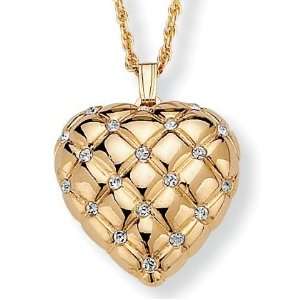  Crystal Heart Locket Jewelry