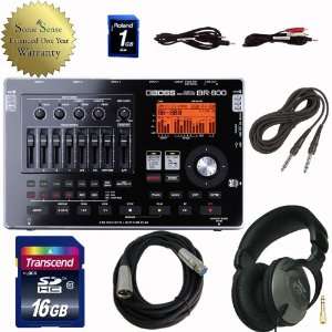   Recording Package BR800 Cables SD Card Headphones Bundle Electronics