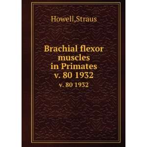  Brachial flexor muscles in Primates. v. 80 1932 Straus 