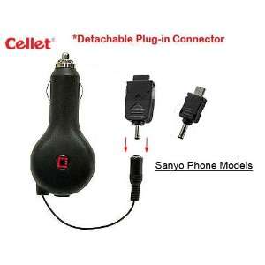   Charger With 2 Connectors For All Sanyo Phone Models 