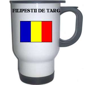  Romania   FILIPESTII DE TARG White Stainless Steel Mug 
