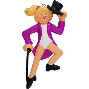  Tap Dancer blonde Female Personalized Christmas Holiday 
