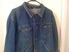 Wrangler Western Cowboy Jacket Blue Jean Denim Size L L