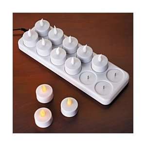  Rechargeable Tea Light Candles Set of 12   Improvements 